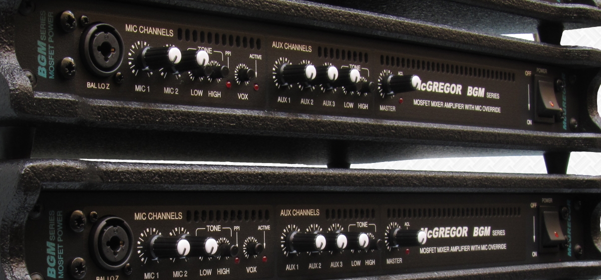 BGM Series Mixer Amplifiers